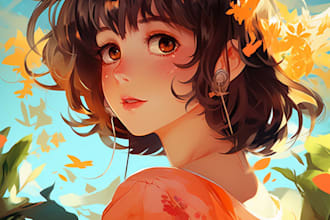design a anime character