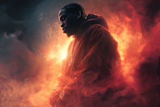 design elegant album cover or single cover artwork