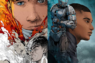create ai comic book, illustrations any style