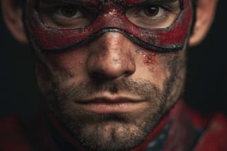make personalized superhero portrait gift for kids