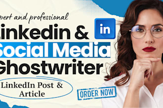 ghostwrite linkedin posts for coaches and consultants