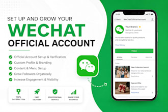 set up and grow your wechat official account for business