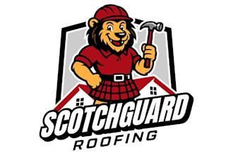 create a professional roofing logo design