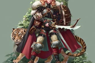 dnd character art and dnd character art
