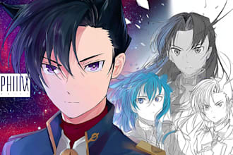 do anime character art