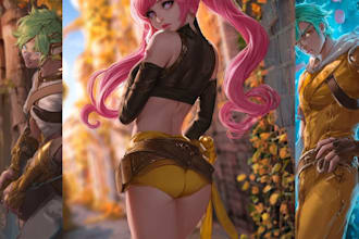 draw anime or realistic character illustration