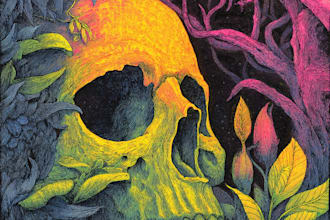 draw surreal horror art