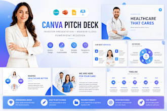 design canva pitch deck investor webinar slides powerpoint redesign