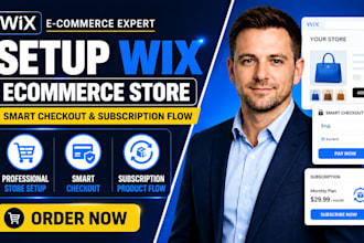 setup wix ecommerce store wix smart checkout wix subscription product flow