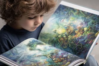 colorful childrens book illustrations for stories