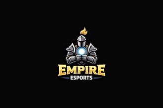 design super knight mascot logo for your company