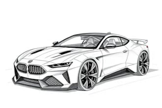 design and sketch the car or vehicle you want