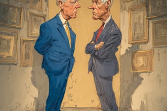 do a political cartoon art