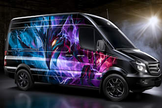 car wrap design, van wrap design, vehicle wrap, van wrap