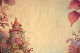 draw watercolor children story book water color illustration