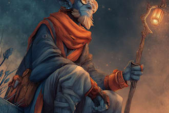 draw a fantasy illustration for you