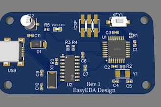 do pcb design, schematic, easyeda, kicad, arduino and led pcb projects