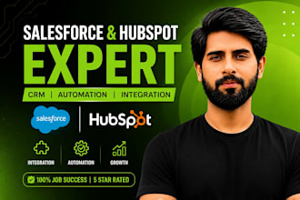 be your hubspot developer and admin for CRM setup for business