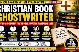 ghostwrite self help ebook, devotional book, guided journal, format non fiction