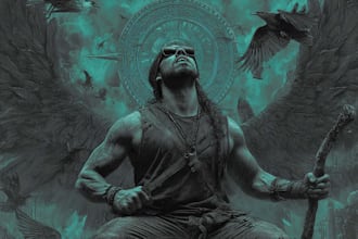 design a metal album cover artwork