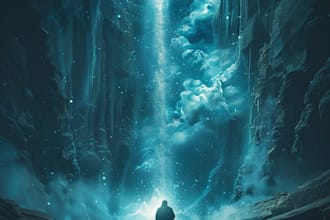 draw a fantasy book cover, thriller book cover design