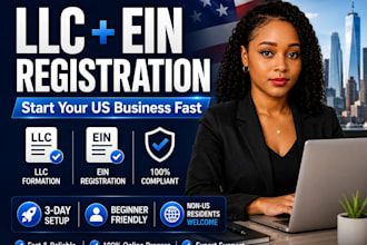 do llc formation and ein registration in USA for new business owners