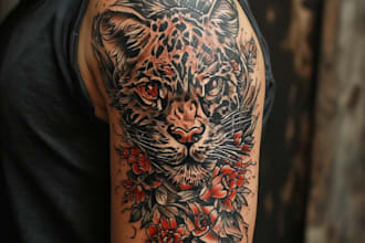 design a custom american traditional tattoo for you