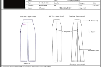 professional techpacks with eye to details