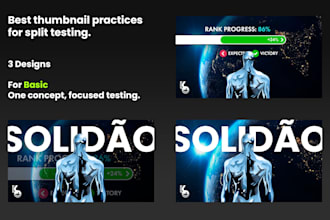 design high CTR youtube thumbnails with ab testing