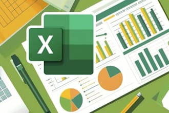 create professional excel spreadsheet, dashboard and automation and charts