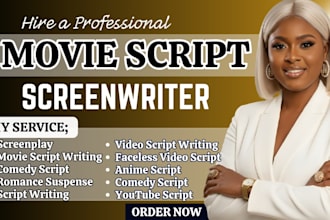 write movie script screenplay screenwriting feature film script drama stage play