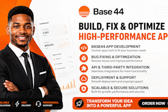 build base44 app base44 bug fixing base44 migration base44 integration