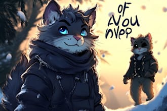 draw art of you furry characters
