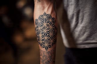 design a geometric tattoo for you