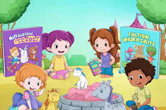 draw professional childrens book illustrations