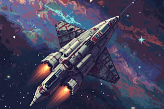 do high quality pixel art and animations
