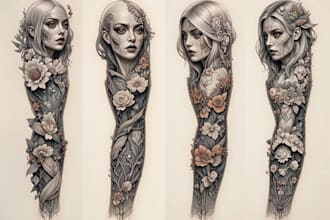 do sleeve tattoo design tattoo cover up custom tatoo design