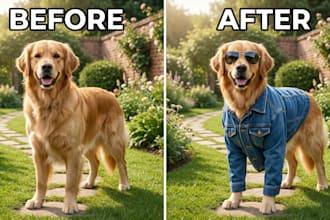 change or add clothes to your images professionally