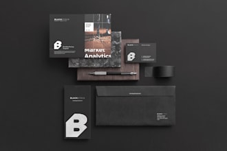 design minimalist business logo brand style guide package design brand manual