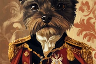 paint stunning pet portrait
