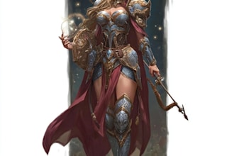 draw fantasy female, dnd illustration