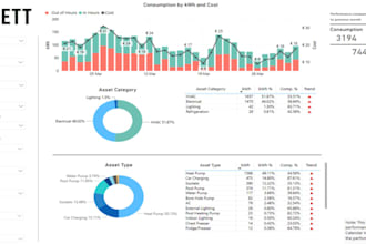 create a professional power bi dashboard and data model