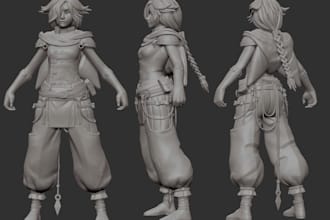 sculpt high quality custom 3d characters, miniatures and models for 3d printing