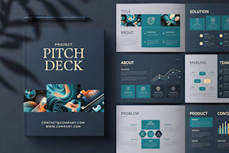 design professional powerpoint presentation, pitchdeck and google slides