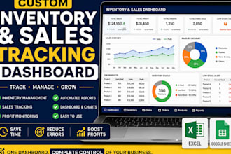 build a custom inventory and sales tracking dashboard