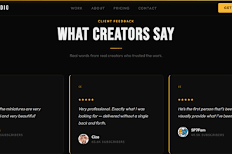 create your best portfolio website