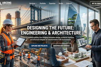 build squarespace engineer website architect website contractor website builders