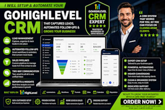 build and automate your gohighlevel CRM and sales pipeline