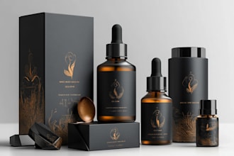 modern and professional packaging design