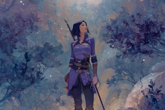 make a fantasy illustration